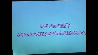 Minnies MousekeCalendar Title Card [upl. by Lithea55]