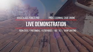 Live demo of the inspection possibilities of the Xpert Kage Power Pro inspection drone [upl. by Lian]