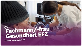 Hilf deinen Mitmenschen als Fachmannfrau Gesundheit EFZ  Lehrstellenvideo  Yousty [upl. by Rossy38]