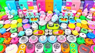 6 Minutes Satisfying with Unboxing Sanrio Pink Hello Kitty Kitchen Set  ASMR Playset Cooking Game [upl. by Einttirb]