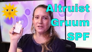 Altruist Face Fluid Sunscreen SPF 50 🌞 Gruum Skincare Sunscreen Review How to Use amp UV Camera [upl. by Araj281]