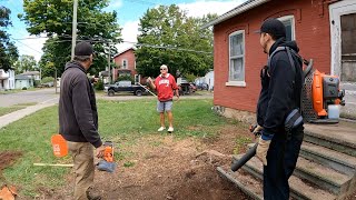 Drivers RAGE Intense CONFRONTATION during Free Yard Makeover and WHAT Chainsaw EDGING [upl. by Haines]