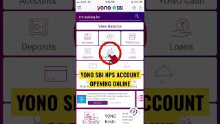 YONO SBI NPS Account Opening Online  National Pension Scheme  Open SBI NPS Account Online [upl. by Kiley675]