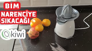 BİM Narenciye Sıkacağı İnceleme  Portakal Mandalina ve Nar Denemesi  Kiwi KCJ1803 [upl. by Ladnar]