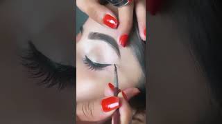 how to apply liner winged linerlinerhooded eyes linerhow to apply eye linerliquid liner [upl. by Rednal135]