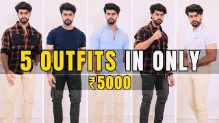 5 STYLISH OUTFITS FOR ONLY 5000  BEST BUDGET SHOPPING CHALLENGE [upl. by Colis988]