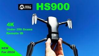 New 4K Mini Drone under 250 grams with Remote ID  Holystone HS900 Review [upl. by Aldo]