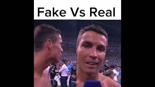 REAL VS FAKE 😂PT2 ronaldo youtubeshorts [upl. by Jason]