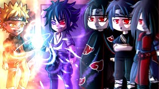 Uchiha Clan React To Naruto And Sasuke  Gacha React [upl. by Ellebanna]