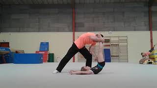 Tuto Roulade arrière piquée  How to do a back roll to handstand [upl. by Dallas]