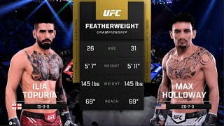 FULL FIGHT  Ilia Topuria Vs Max Holloway UFC 308 [upl. by Viola]