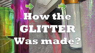 How is glitter made [upl. by Idnym]