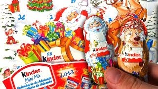 DibusYmas Kinder chocolate Advent countdown calendar by Unboxingsurpriseegg [upl. by Ube]