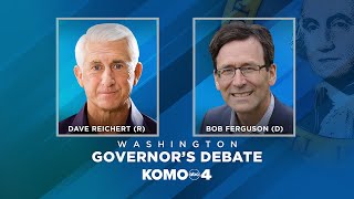 Watch the full second 2024 Washington Governor’s Debate [upl. by Otis]