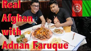 Real Afghan and Dine with Adnan l Adnan Faruque l Food Review l EmonEats [upl. by Llemart]