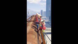 Gta 5 Epic Ragdoll Show Spiderman Vs Colour Minion Falls amp Fails in Gta V Part  24 gta shorts [upl. by Arded556]