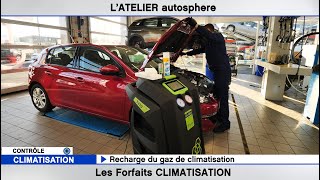 Les étapes pour recharger et entretenir la climatisation de votre voiture  lAtelier autosphere [upl. by Jazmin]