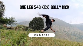 One Leg 540 kickBolly kick [upl. by Rosemaria]