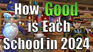 How Good Is Each Wizard101 School In 2024 [upl. by Misaq]