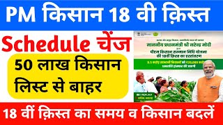 Pm Kisan Yojana 18th Installment Time and Beneficiary List Update। Pm Kisan 18th kist Kab Ayegi [upl. by Ilyse]