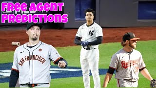 2025 MLB Free Agent Predictions [upl. by Leod258]