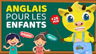 COURS DANGLAIS POUR ENFANTS  ALPHABET COULEURS NOMBRES ET BIEN PLUS ENCORE [upl. by Aknahs]