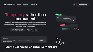 Temporary Voice Channel  Tutorial Discord [upl. by Lien500]