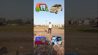 Car and three wheeler to tracktor JCB Rollar buldozer Vfx funny video shorts funny vfx [upl. by Berky]