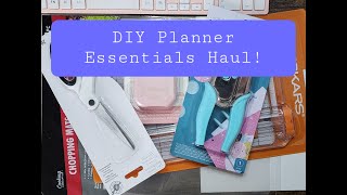 DIY Planning Essentials Haul [upl. by Moreno]