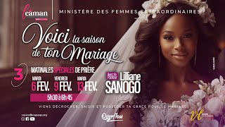 VOICI LA SAISON DE TON MARIAGE l Pasteure Lilliane SANOGO [upl. by Philipa903]