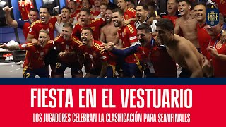 ¡Fiesta en el vestuario por la clasificación para semifinales  🔴 SEFUTBOL [upl. by Rape]