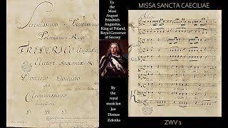 Zelenka  Missa Sancta Caeciliae ZWV 1 Manuscript copy  4k HD [upl. by Anerual597]