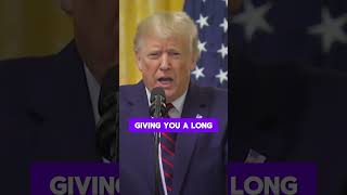 President Trump HUMILIATES Arrogant Reporter for Asking This Dumb Question 🔥😎 shorts [upl. by Cuttie]