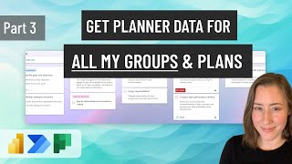 Get Planner Data for ALL your Plans in ALL your Groups with Power Automate [upl. by Haimaj]