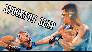 Nate Diaz vs Conor Mcgregor speed painting 1080p HD Stockton Slap [upl. by Netram]