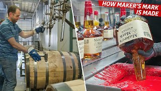 How the Makers Mark Distillery Produces 24 Million Bottles of Bourbon per Year — Dan Does [upl. by Miarzim388]