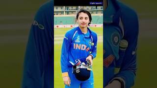 Smriti mandhana cricketers in Indian woman cricket team shortsfeed sports smritimandhana shorts [upl. by Dnomsad27]