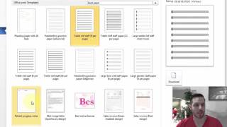 How to Make Lined Paper With Microsoft Word [upl. by Chatwin]