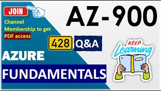 AZ900 428 Questions 2024  Offline PDF to channel Members  Azure Fundamentals Exam Cram az900 [upl. by Mannie]