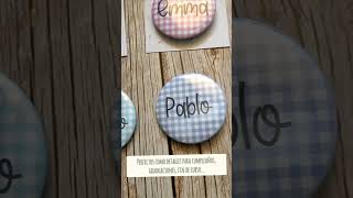 Chapas personalizadas detallescomunion detallesboda detallesbautizo [upl. by Dela920]