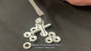 Controlling Magnetism with a Screwdriver MagnetizerDemagnetizer [upl. by Archie]