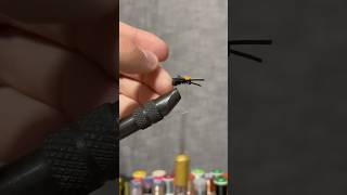 Tying a foam beetle flytying shorts [upl. by Anirbaz]