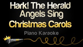 Christmas Carols  Hark The Herald Angels Sing Karaoke Version [upl. by Hsirahc632]