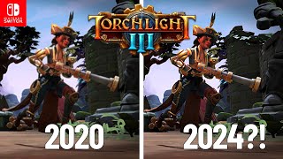 Torchlight 3 2024  Nintendo Switch Gameplay [upl. by Dyal]