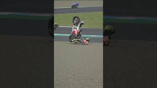 Slow motion crash motogp [upl. by Atsira132]