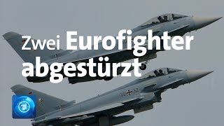 EILMELDUNG Eurofighter der Luftwaffe abgestürzt [upl. by Aisyram188]