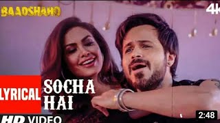 socha hai yake tumhe rasta bhulaye badshaho full hd kartik music hindi video [upl. by Armilla]