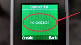 How To Fix No Contacts list Problem  Contact Not show issues in Samsung Guru GT E1200Y [upl. by Taite]