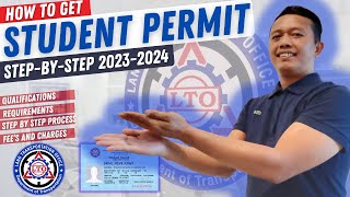 Paano Kumuha ng STUDENT LICENSE PERMIT sa LTO 2023  Qualifications  Requirements  Process  Fees [upl. by Winthorpe]