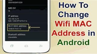 Change wifi mac address of your android mobile without rooting [upl. by Caras]